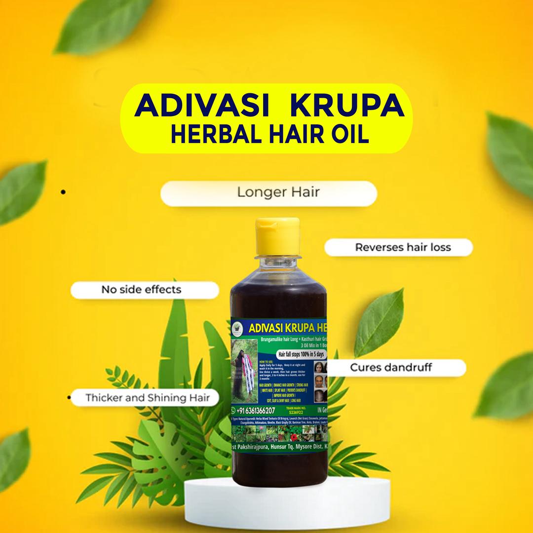 Adivasi Krupa Hair Growth Oil🌿