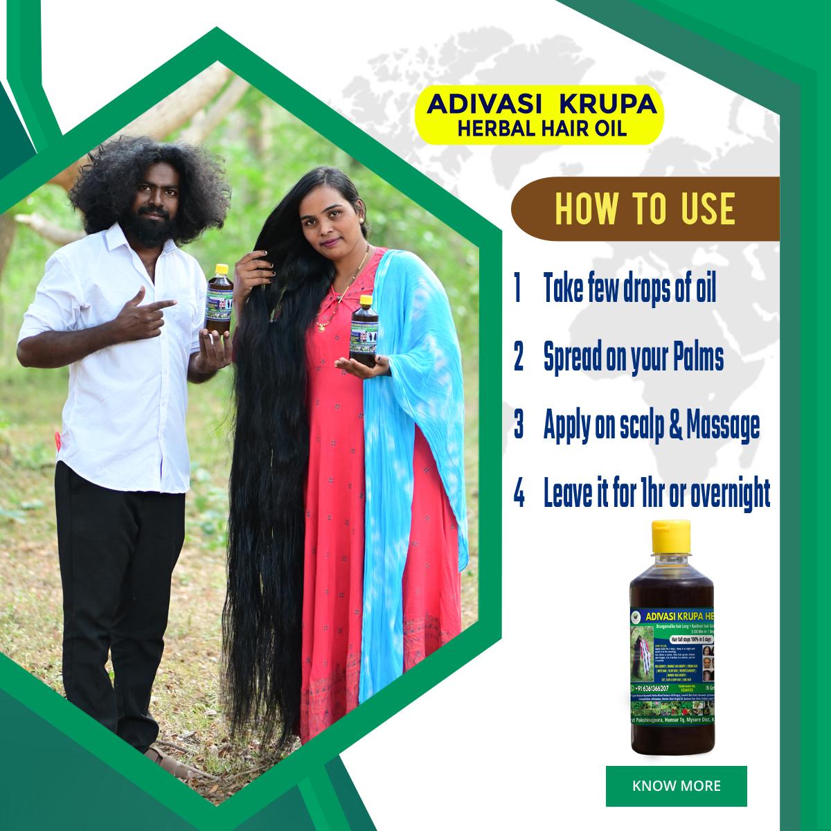 Adivasi Krupa Hair Growth Oil🌿