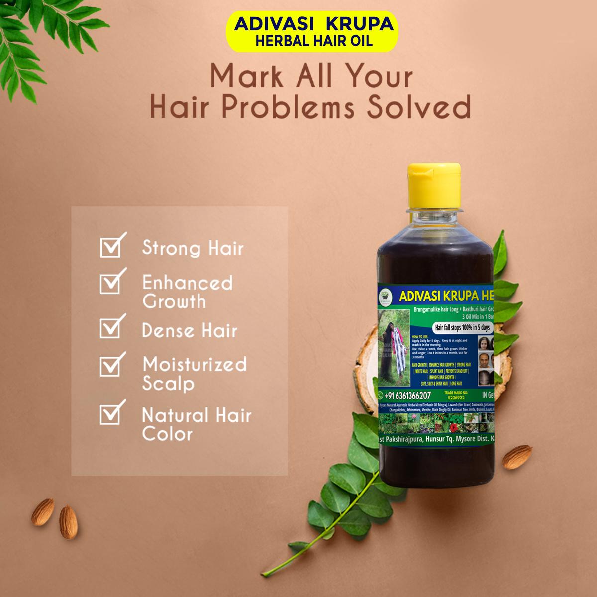 Adivasi Krupa Hair Growth Oil🌿